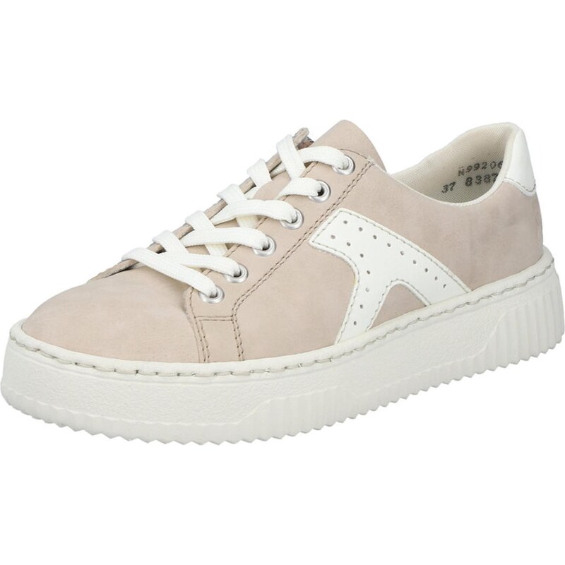 Rieker Nízke tenisky béžová / biela 67369477