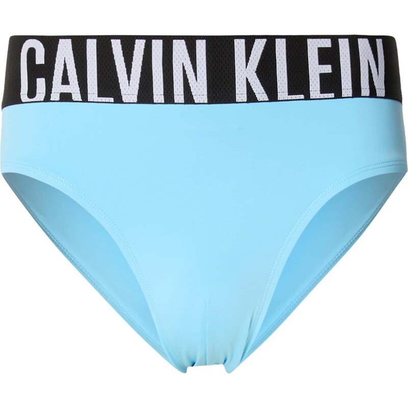 Calvin Klein Swimwear Plavky svetlomodrá / čierna / biela 67369478