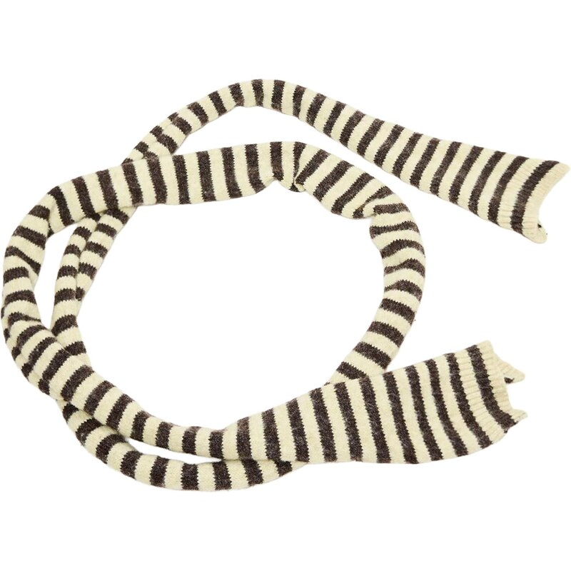 Bershka Šál pastelovo žltá / čierna 67369521