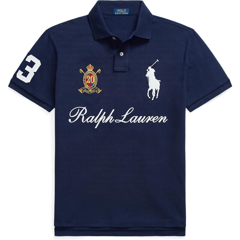 Polo Ralph Lauren Tričko námornícka modrá / žltá / rubínová / biela 67369515