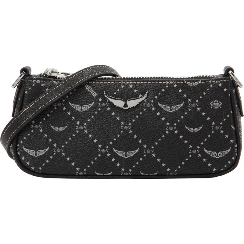 Zadig & Voltaire Taška cez rameno svetlosivá / čierna 67369533