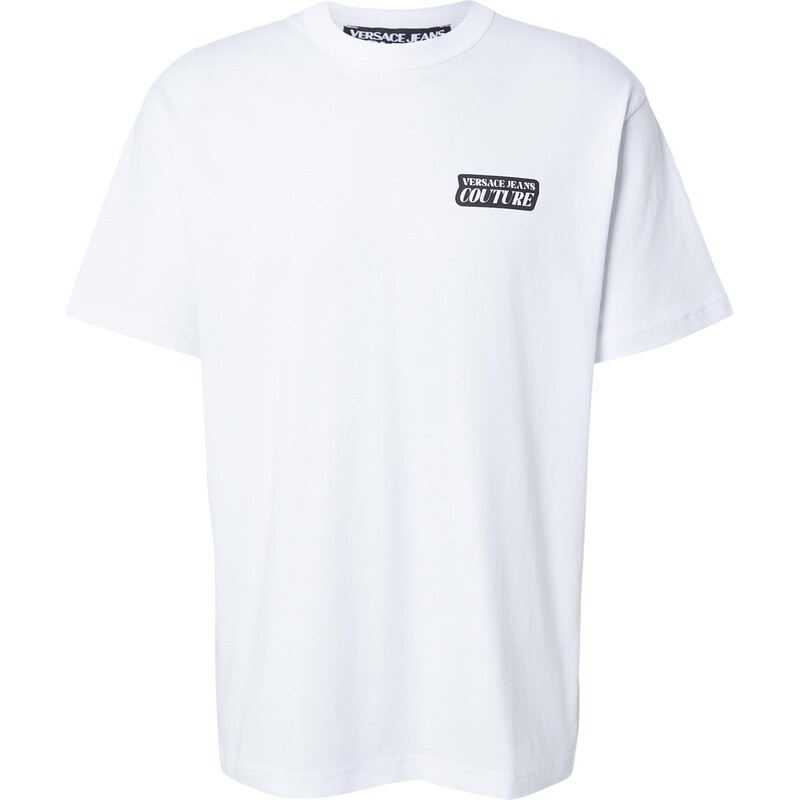 Versace Jeans Couture Tričko 80GAHT18 čierna / biela 67369558