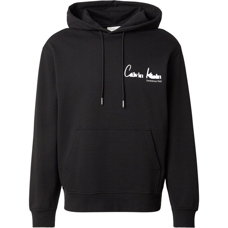 Calvin Klein Jeans Mikina čierna / biela 67369644