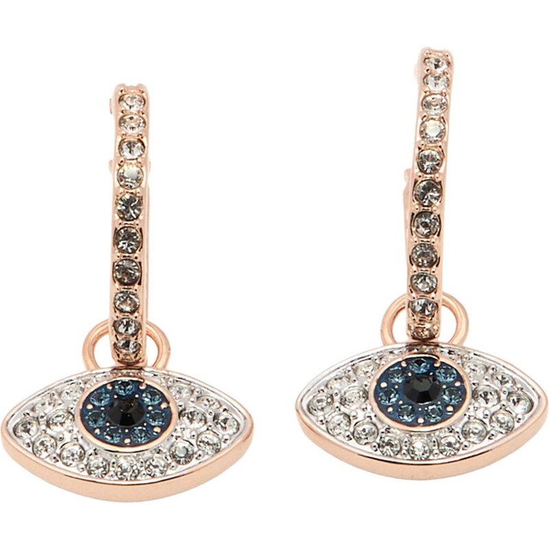 Swarovski Náušnice modrozelená / zlatá / priehľadná 67369668