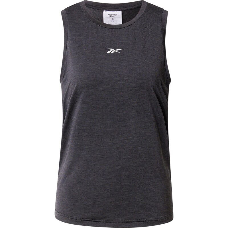 Reebok Športový top PAMELA čierna / biela 67369728