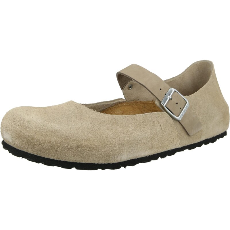 BIRKENSTOCK Baleríny s ramienkom Mantova tmavošedá 67369734
