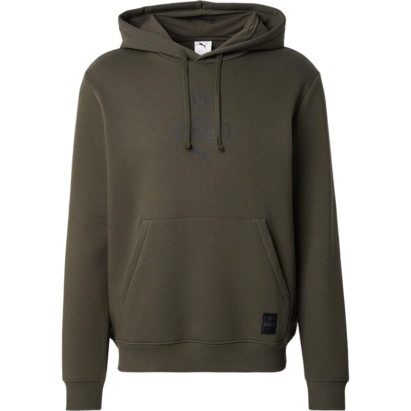 PUMA Športová mikina BVB x Sesame Street svetlomodrá / žltá / olivová 67369778