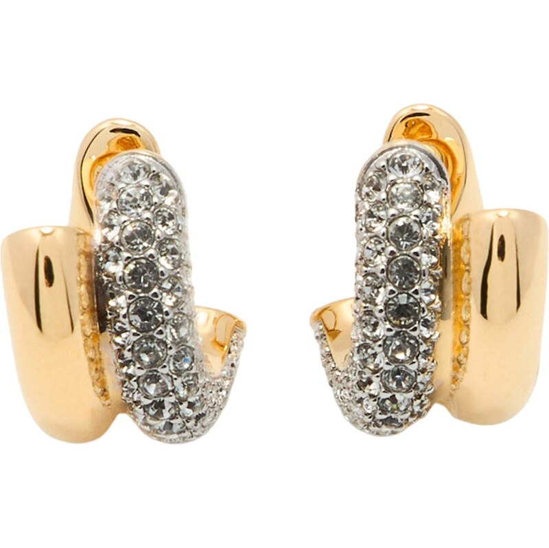 Swarovski Náušnice zlatá / priehľadná 67369773