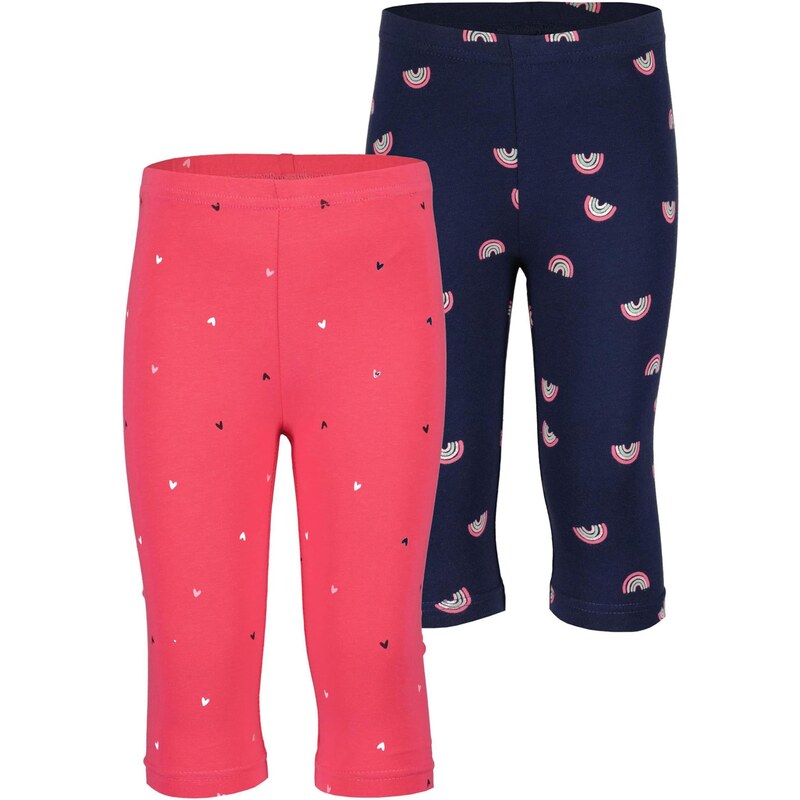 BLUE SEVEN Legíny tmavomodrá / mätová / ružová / ružová 67377041