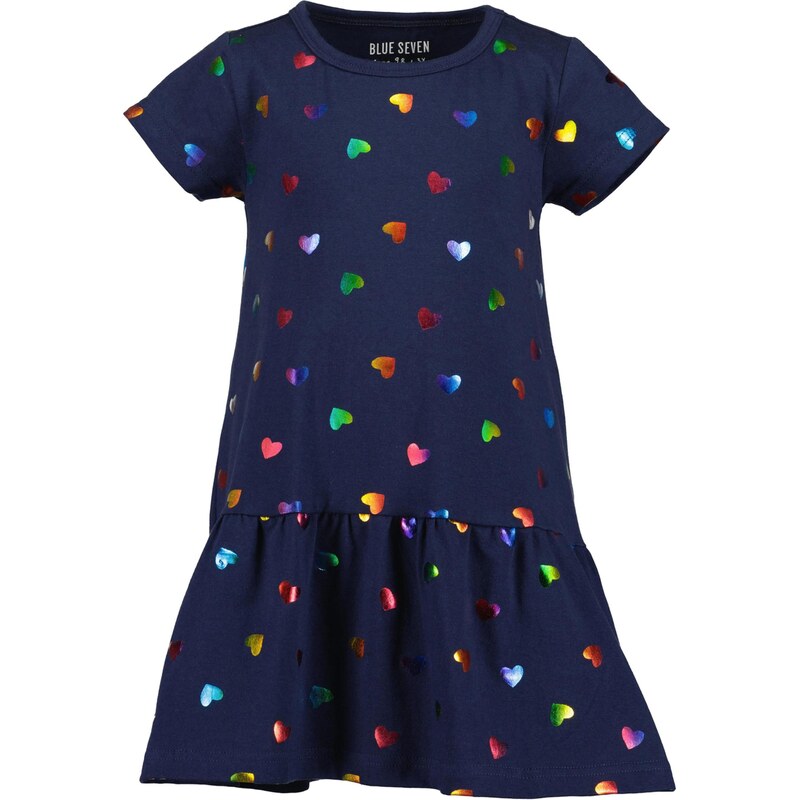 BLUE SEVEN Šaty modrá / námornícka modrá / žltá / červená 67377048