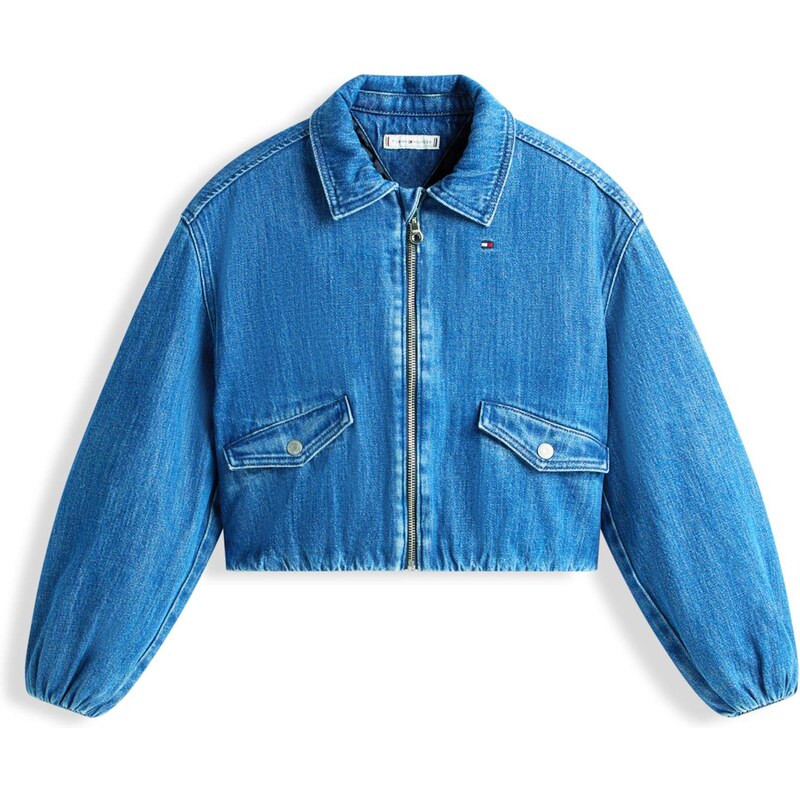 TOMMY HILFIGER Prechodná bunda modrá denim 67377052