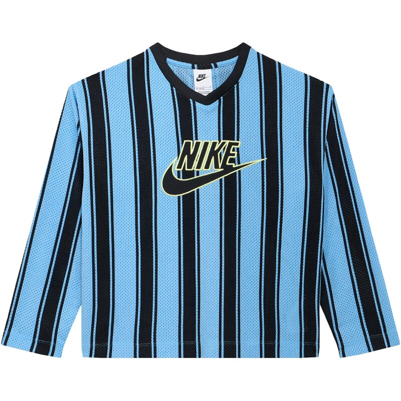 Nike Sportswear Tričko nebesky modrá / svetložltá / čierna 67377064