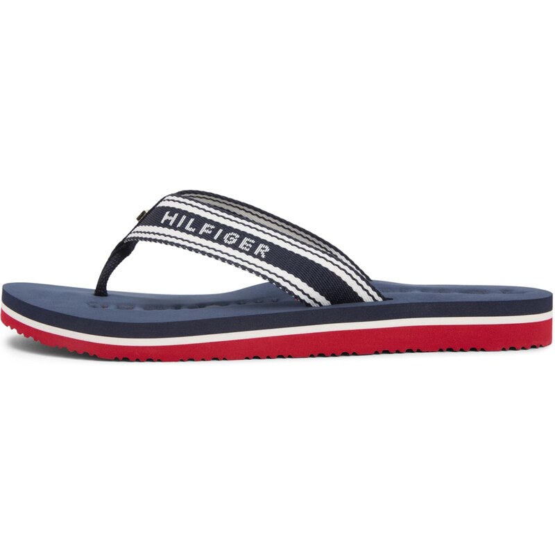 TOMMY HILFIGER Žabky námornícka modrá / biela 67377070