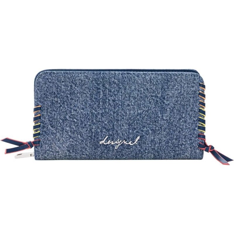 Desigual Peňaženka modrá denim 67377071
