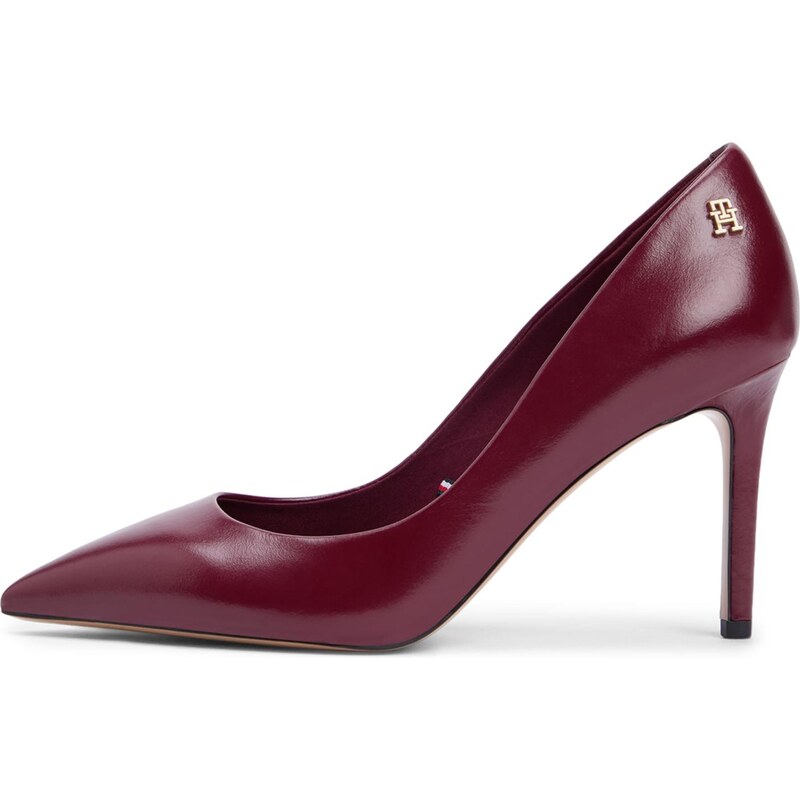 TOMMY HILFIGER Lodičky ESSENTIAL bordová 67377082