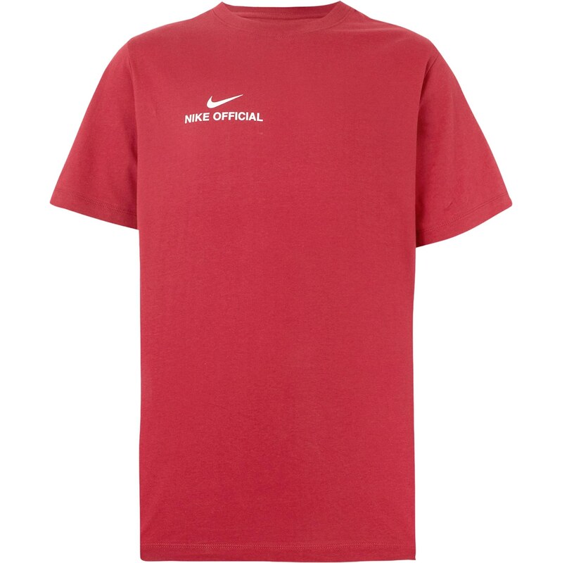 Nike Sportswear Tričko OFFICIAL červená / biela 67377106