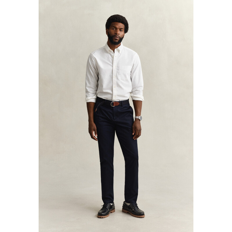 NOHAVICE GANT SLIM SPORTS CHINOS EVENING BLUE 67371882