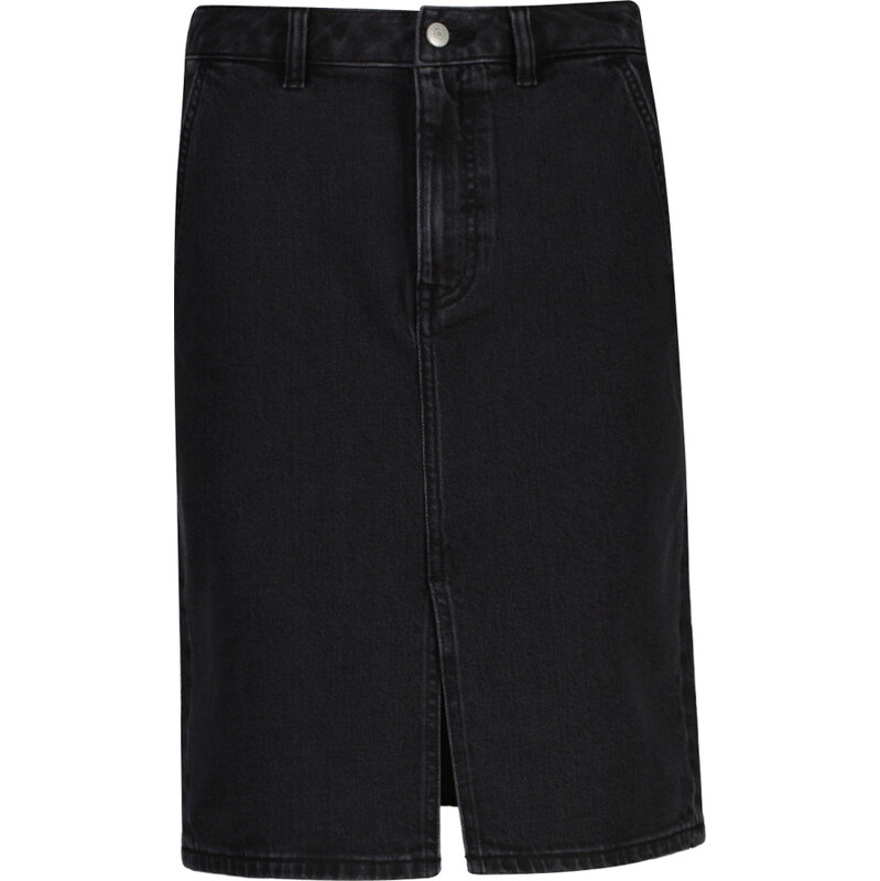 SUKŇA GANT DENIM PENCIL SKIRT BLACK WORN IN 67371906