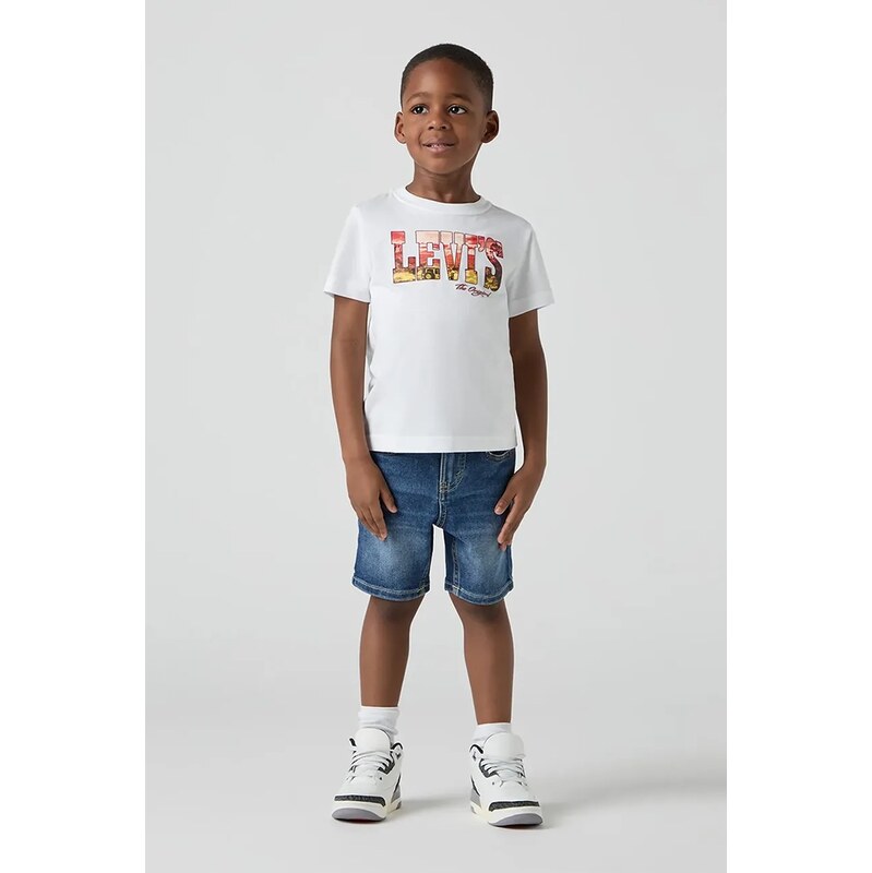 Detské rifľové krátke nohavice Levis NEW 511 SLIM FIT DENIM SHORT 61937567