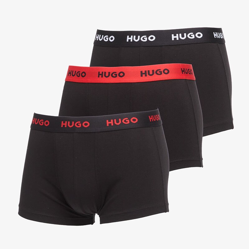 Boxerky Hugo Boss Trunk 3-Pack Black M 67375909