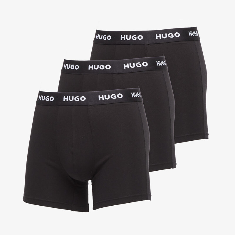 Boxerky Hugo Boss Boxerbr 3-Pack Black S 67375907