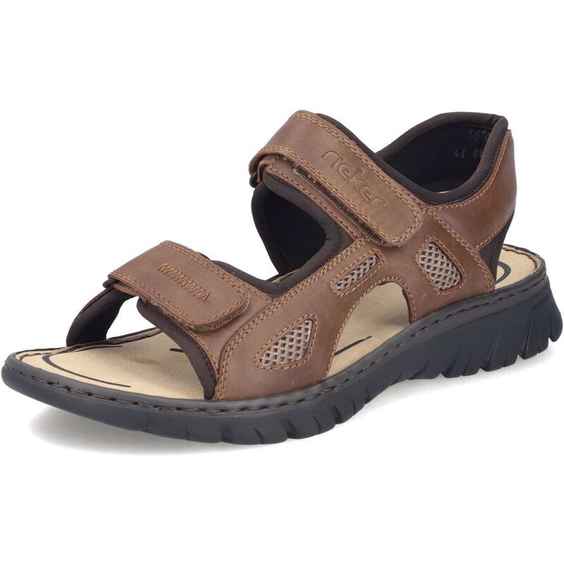 Pánske sandále RIEKER 26761-22 hnedá S6 67373860