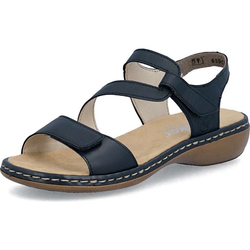 Dámske sandále RIEKER 659C7-16 modrá S6 67378352