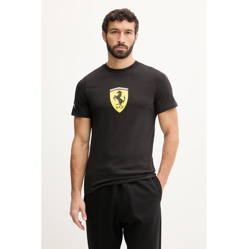 Bavlnené tričko Puma Ferrari 67378971