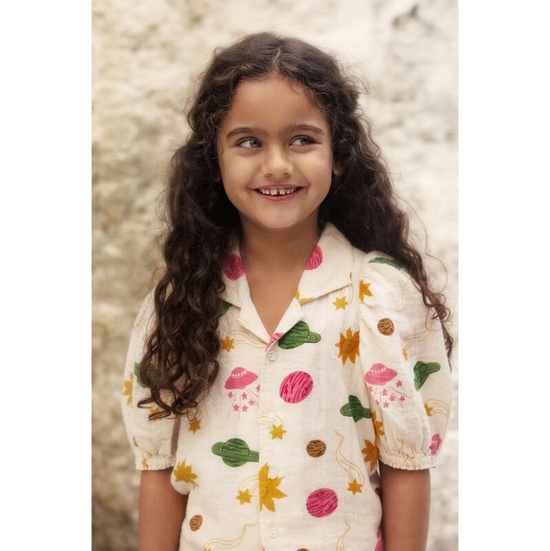 Detská bavlnená blúzka Mini Rodini Space 67379089