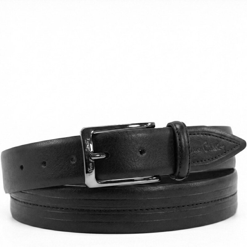 Pierre Cardin 1001-Nero kožený opasok 67379776