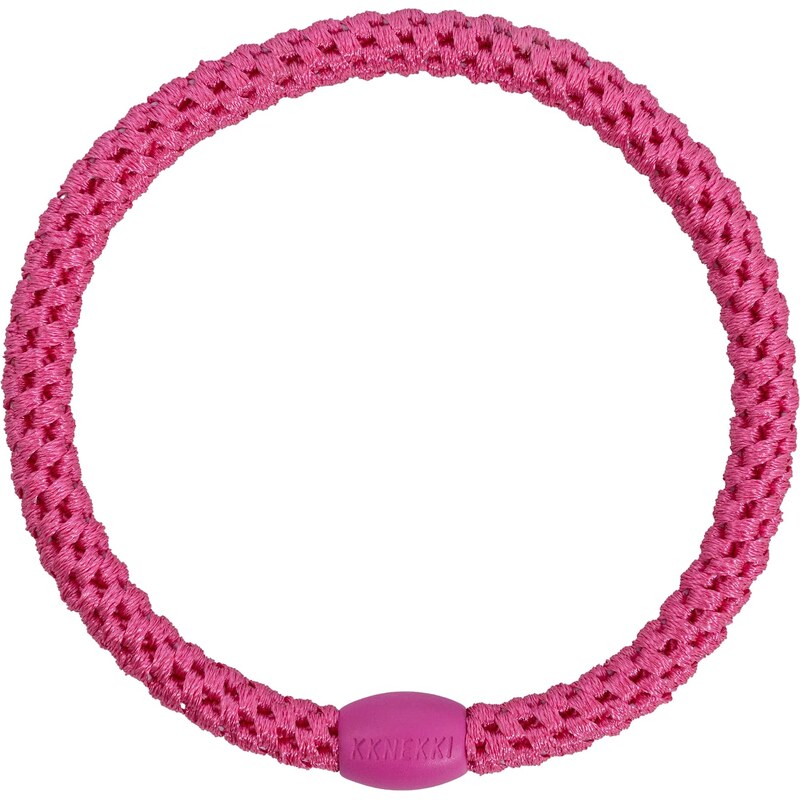 Gumička do vlasov Kknekki Slim Pink 67379253