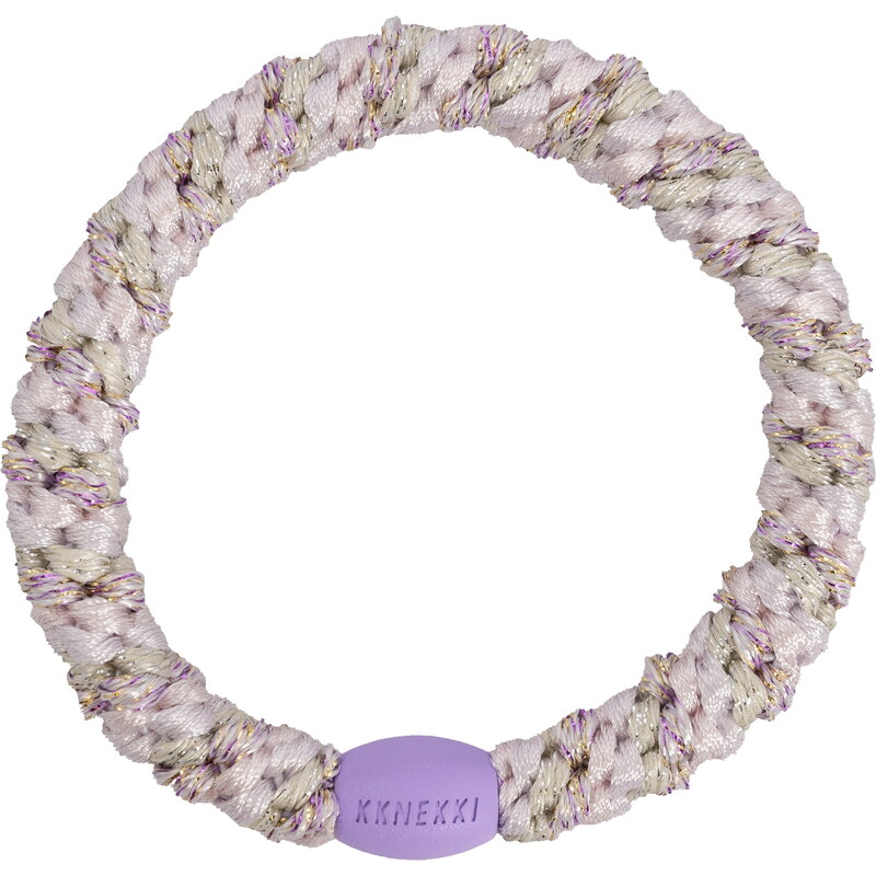 Gumička do vlasov Kknekki Mix Lavender Ballet Pink Glitter 67379247