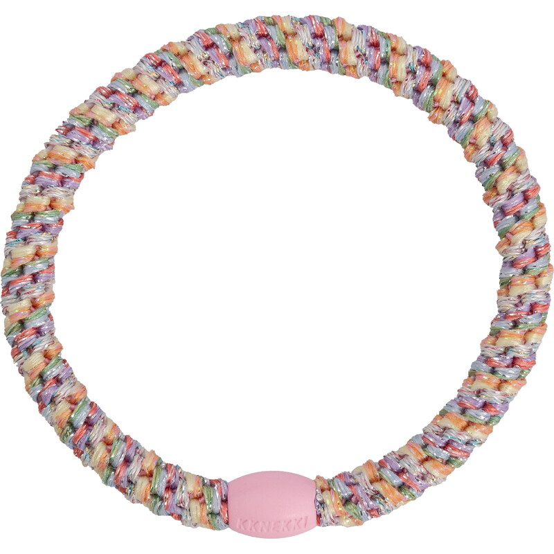 Gumička do vlasov Kknekki Slim Pastel Circus Glitter 67379269