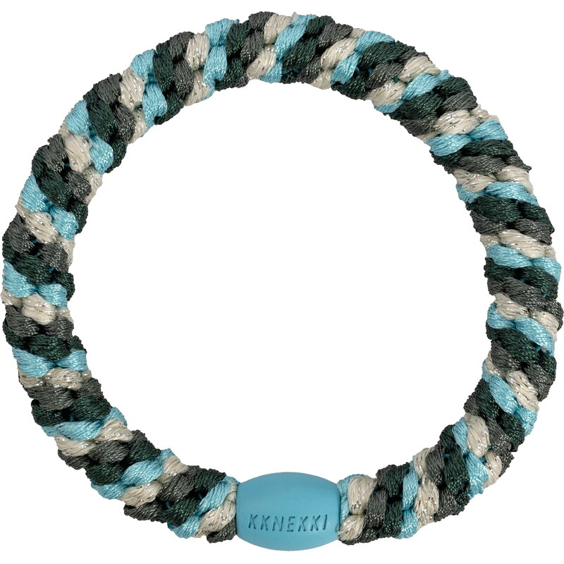 Gumička do vlasov Kknekki Mix Turquoise Jungle Glitter 67379243