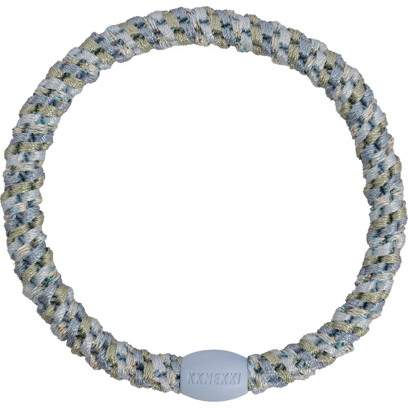 Gumička do vlasov Kknekki Slim Mix Baby Blue Glitter 67379252