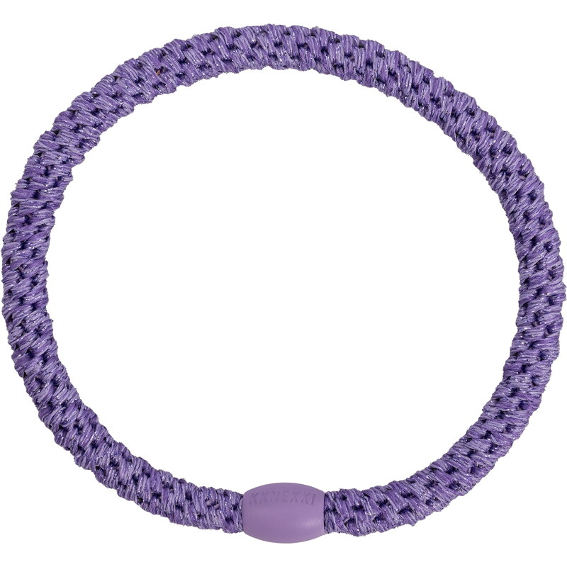 Gumička do vlasov Kknekki Slim Lillac Glitter 67379254
