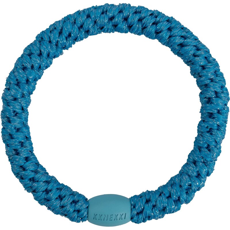 Gumička do vlasov Kknekki Azure Blue Glitter 67379266