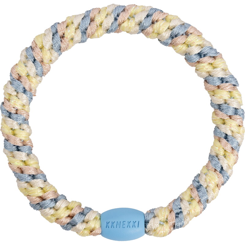 Gumička do vlasov Kknekki Mix Seablue Light Yellow Glitter 67379276