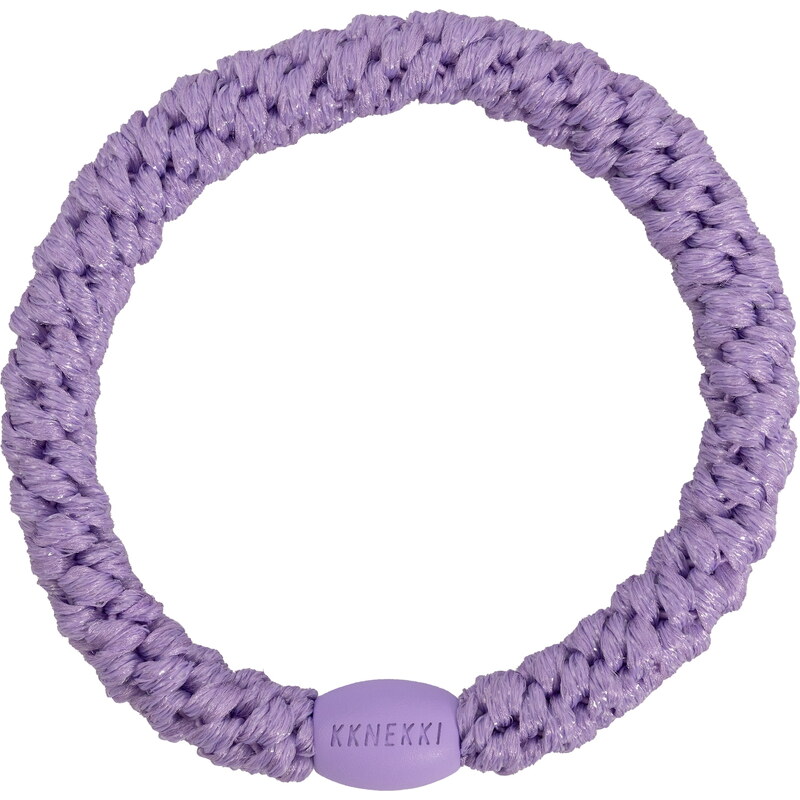 Gumička do vlasov Kknekki Violet Glitter 67379277