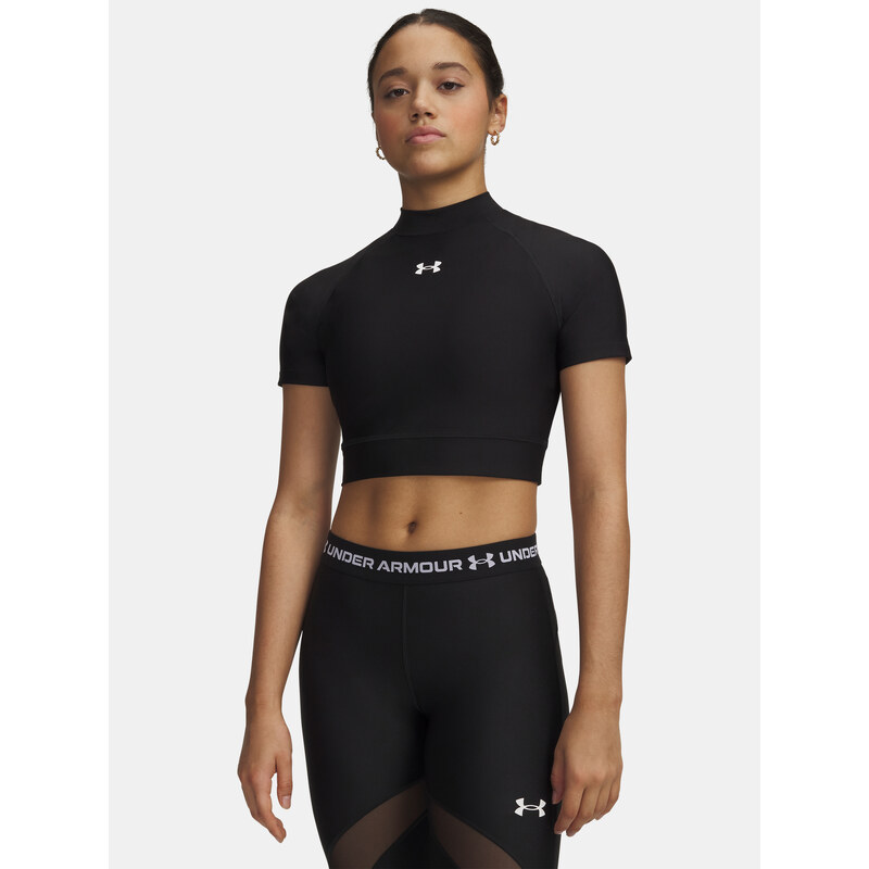 E-shop Under Armour HeatGear Crop Mock SS tričko