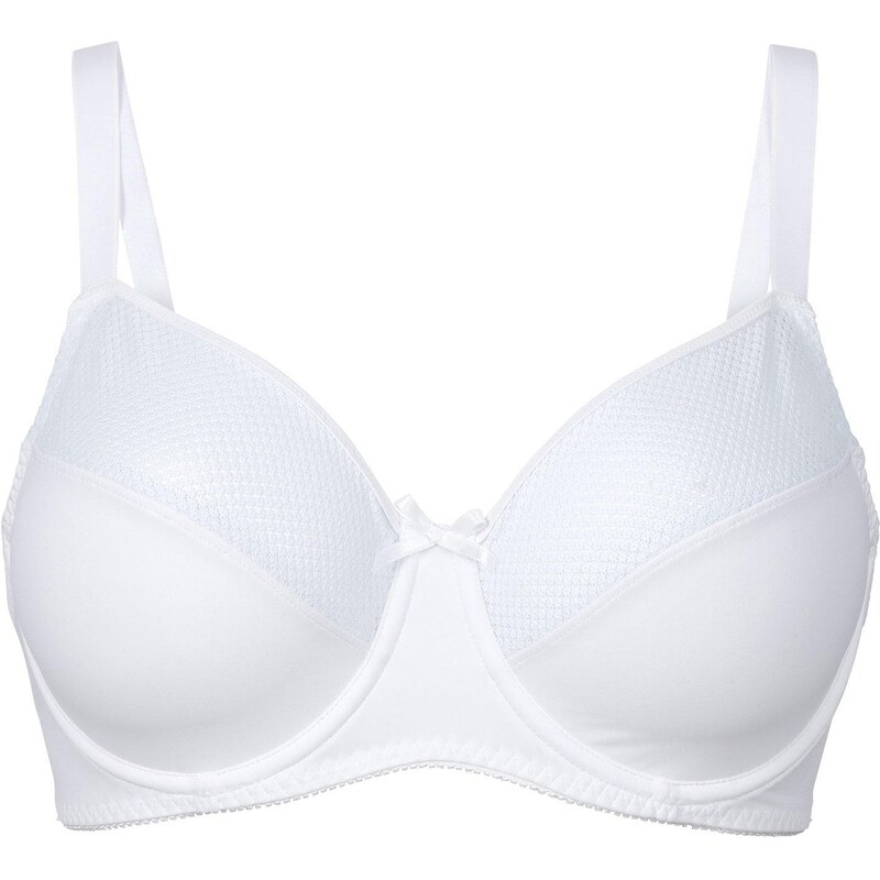 bonprix Podprsenka minimizer so sieťovinou, farba biela 44741175