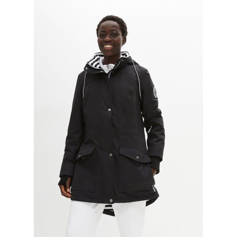 bonprix Funkčná outdoorová bunda, nepremokavá, farba čierna 44962393