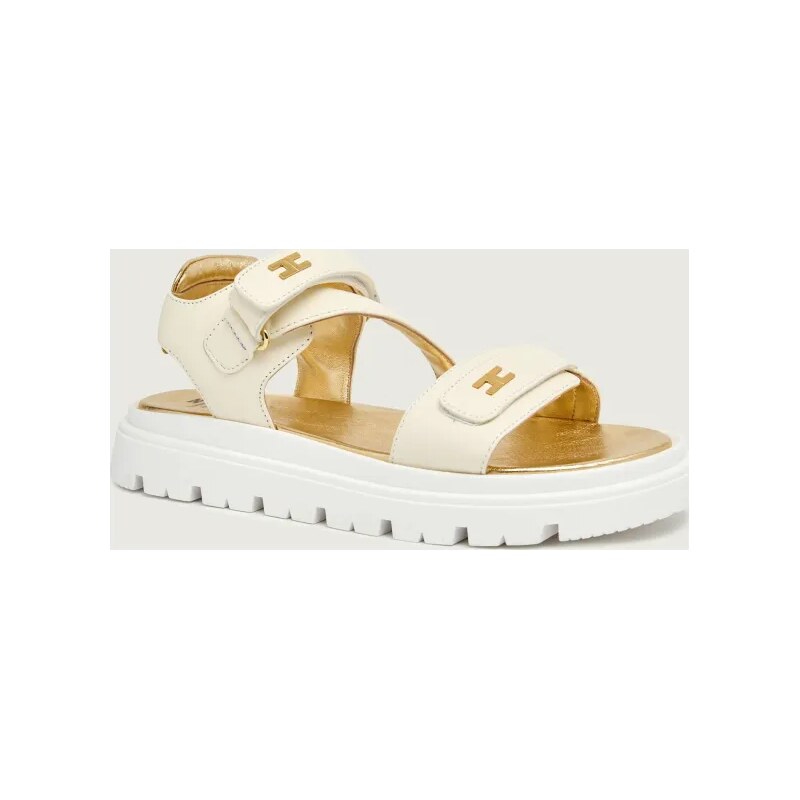 Elisabetta Franchi Kožené sandále 67384072