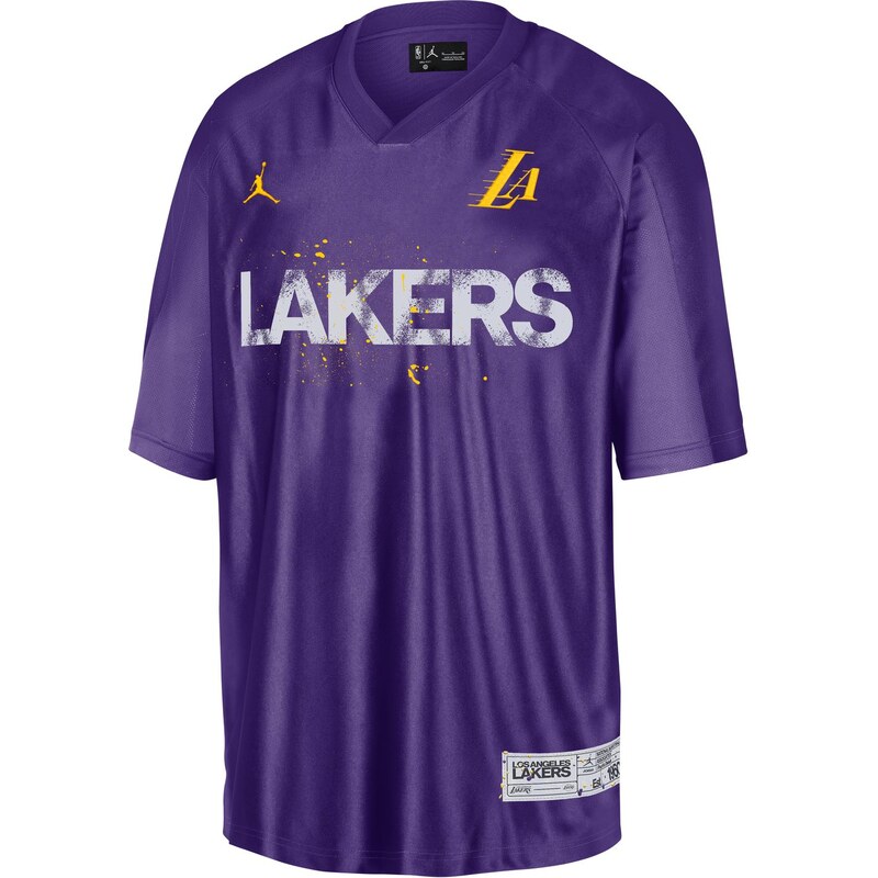 Jordan Dri-FIT MVP Los Angeles Lakers Tee Field Purple - Pánske - 67385292