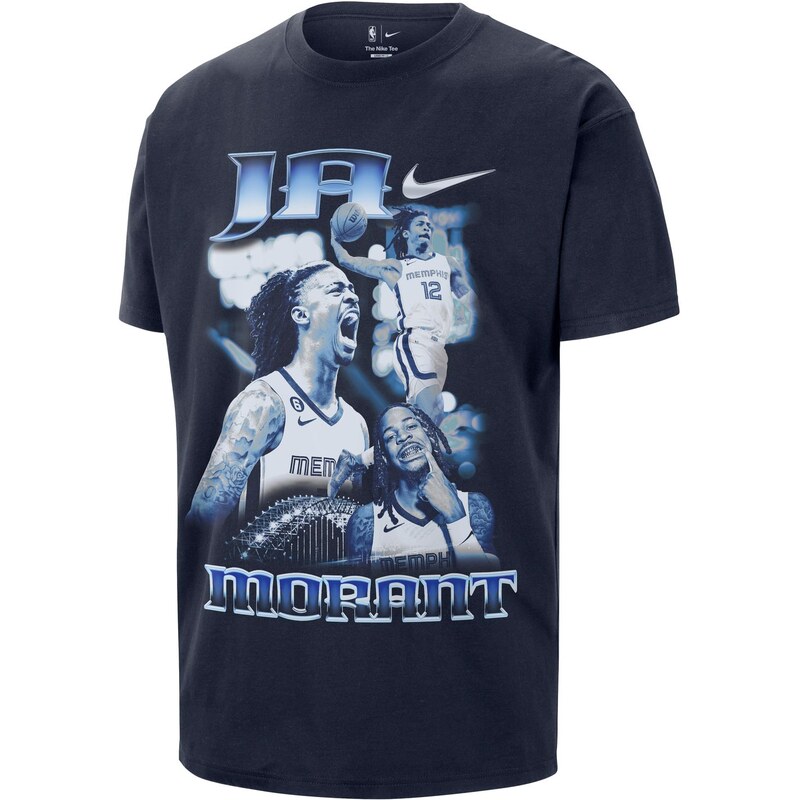 Nike NBA Ja Morant Tee College Navy - Pánske - Tričko Nike - Modré - 67385293