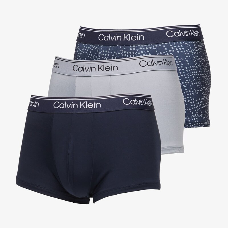 Boxerky Calvin Klein Low Rise Trunk 3-Pack Blue M 67386018