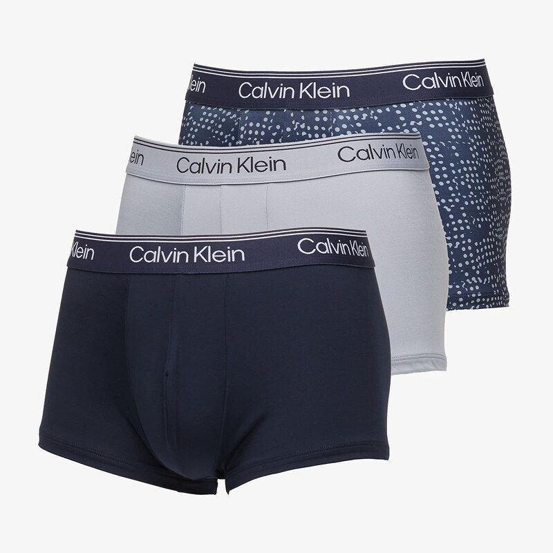 Boxerky Calvin Klein Low Rise Trunk 3-Pack Blue L 67386011