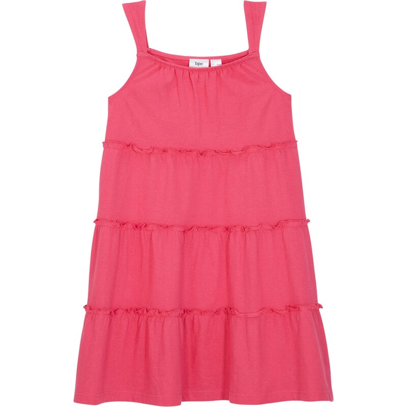 bonprix Šaty na ramienka z čistej bio bavlny, farba ružová 44795250