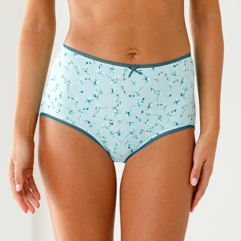 Súprava 4 maxi nohavičiek s potlačou sedmokrások modrá/ružová 040 67387734