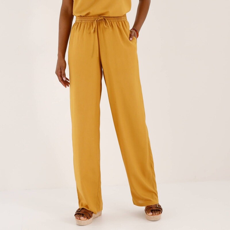 Jednofarebné 7/8 nohavice s pružným pásom kari 054 Blancheporte 67388184